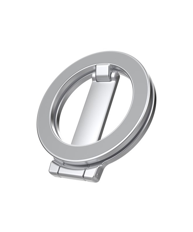 Support Téléphone Pliable Compatible MagSafe en Alliage - Argent