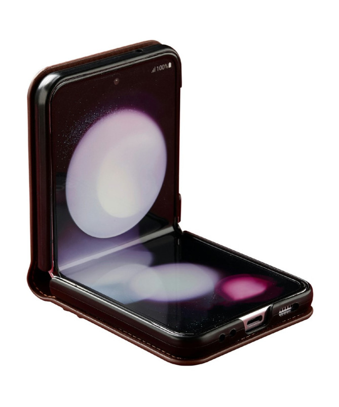 Coque Samsung Galaxy Z Flip 4 LC.IMEEKE L1 avec Lanières