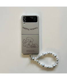 Coque Samsung Galaxy Z Flip 4 Ours et Bracelet