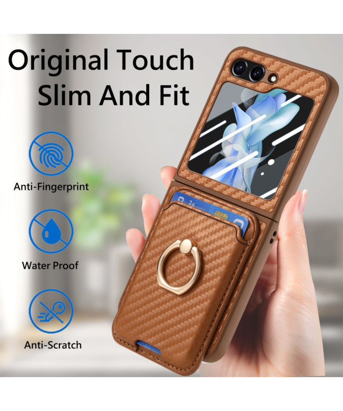 Coque Samsung Galaxy Z Flip 5 : Protection Premium, Porte-cartes et Support Anneau