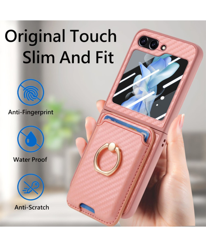 Coque Samsung Galaxy Z Flip 5 : Protection Premium, Porte-cartes et Support Anneau