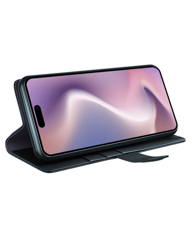 Étui iPhone 16 Pro Max portefeuille en cuir premium