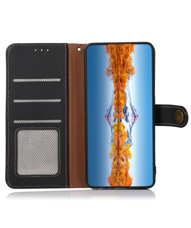 Housse iPhone 16 Pro Max KHAZNEH Classic en cuir