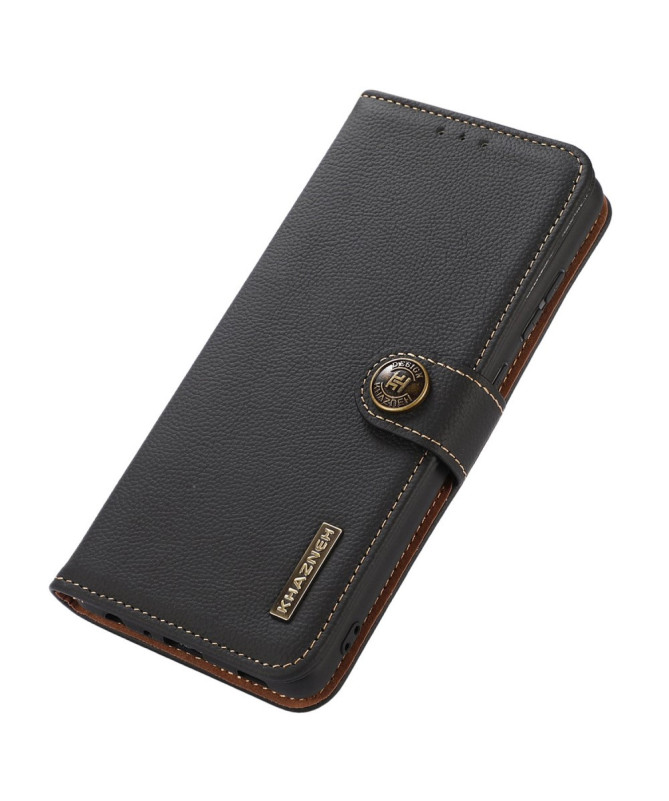 Housse iPhone 16 Pro Max KHAZNEH Classic en cuir