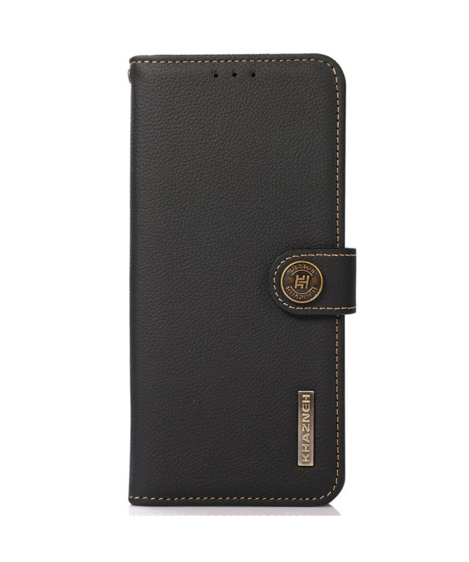 Housse iPhone 16 Pro Max KHAZNEH Classic en cuir