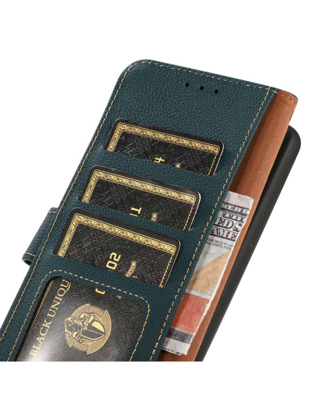 Housse iPhone 16 Pro Max KHAZNEH Classic en cuir