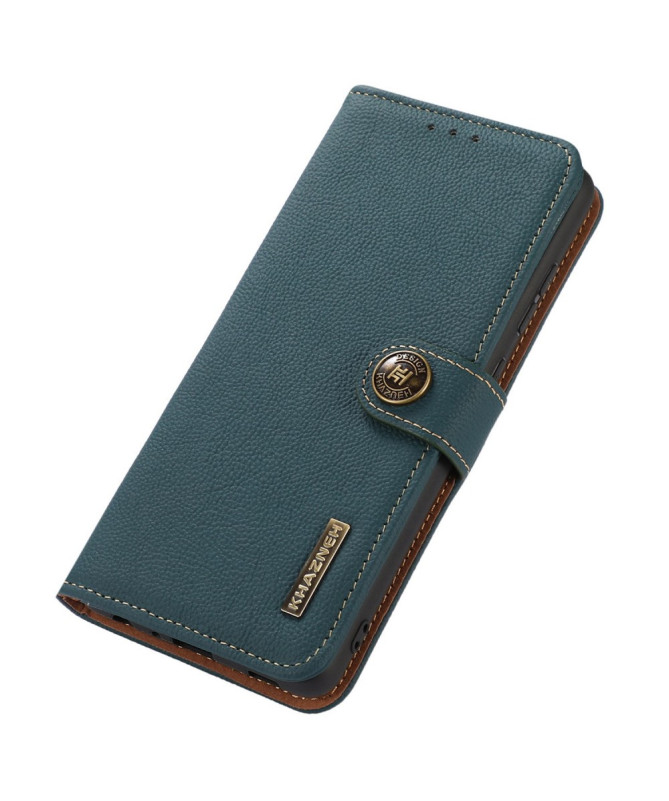 Housse iPhone 16 Pro KHAZNEH Classic en cuir