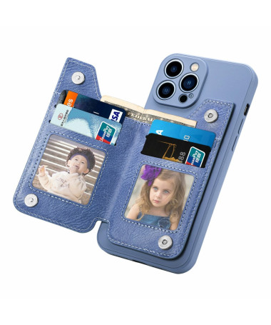Coque iPhone 16 Pro Portefeuille Bleu clair - photo 10