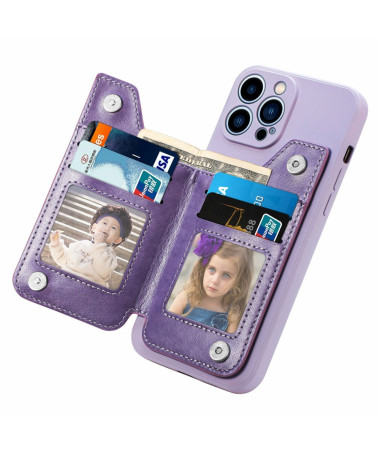 Coque iPhone 16 Pro Portefeuille Violet clair - photo 17