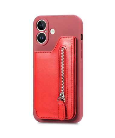 Coque iPhone 16 Plus Portefeuille Rouge - photo 10