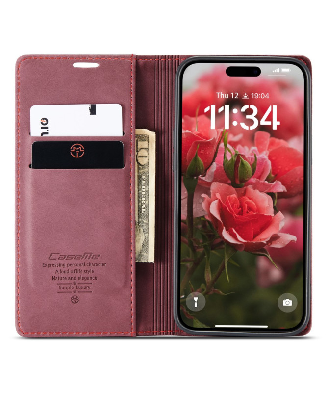 Housse iPhone 16 Plus Golias imitation cuir