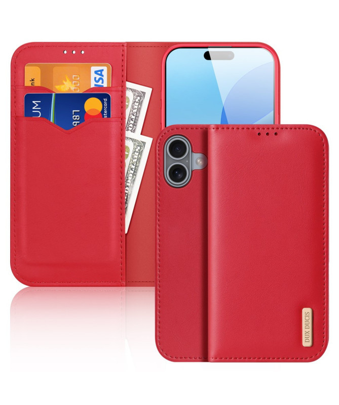 Housse iPhone 16 Plus HIVO Series Cuir