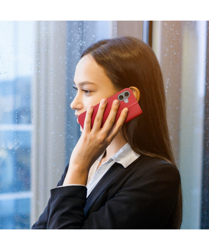 Housse iPhone 16 Plus HIVO Series Cuir