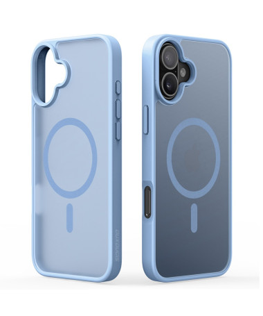 Coque iPhone 16 Plus Yind Compatible MagSafe Bleu clair - photo 12
