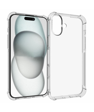 Coque iPhone 16 Plus transparente angles renforcés