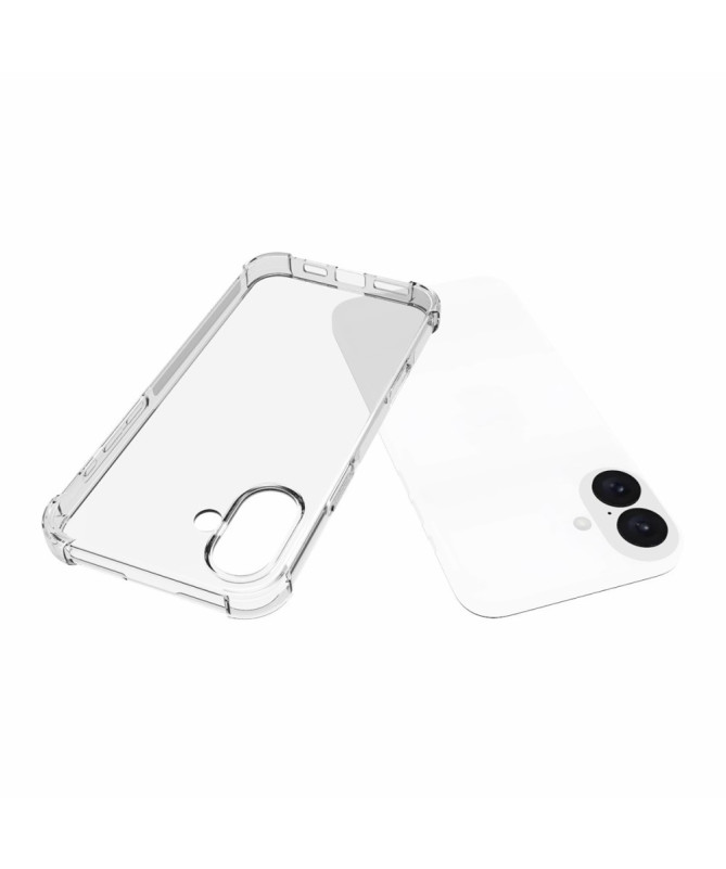 Coque iPhone 16 Plus transparente angles renforcés