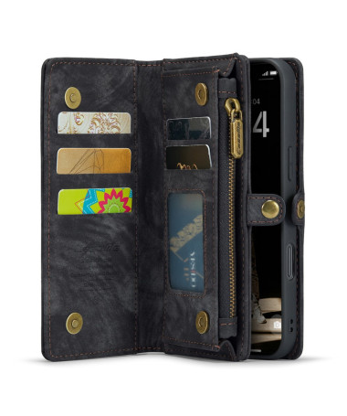 iPhone 16 Plus - Housse portefeuille et Coque magnétique 2 en 1 Noir - photo 28