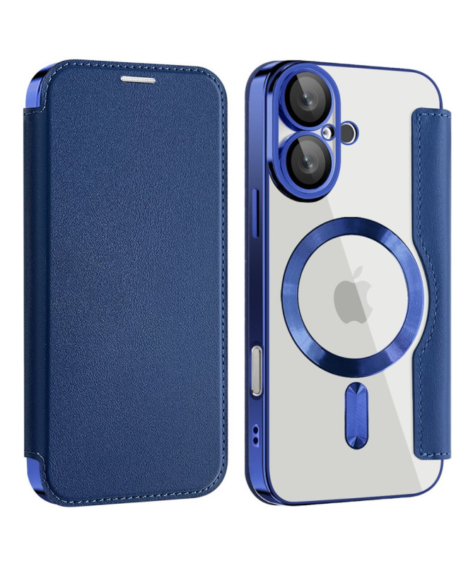 Coque à Rabat pour iPhone 16 Plus Compatible MagSafe