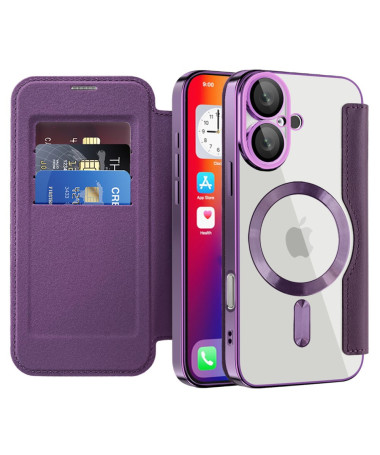 Coque à Rabat pour iPhone 16 Plus Compatible MagSafe Violet - photo 18