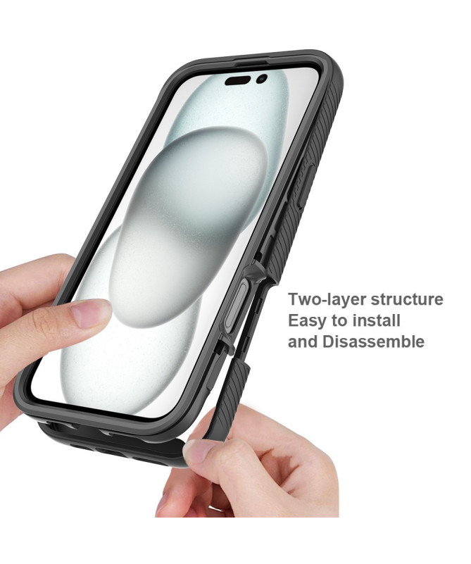 Coque iPhone 16 Plus Intégrale avec Film Protecteur