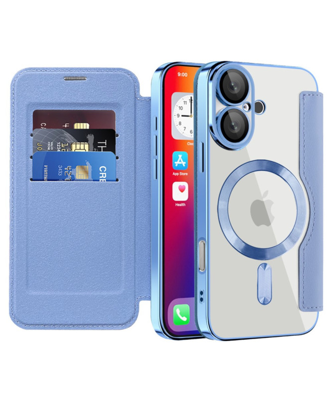Coque à Rabat pour iPhone 16 Plus Compatible MagSafe
