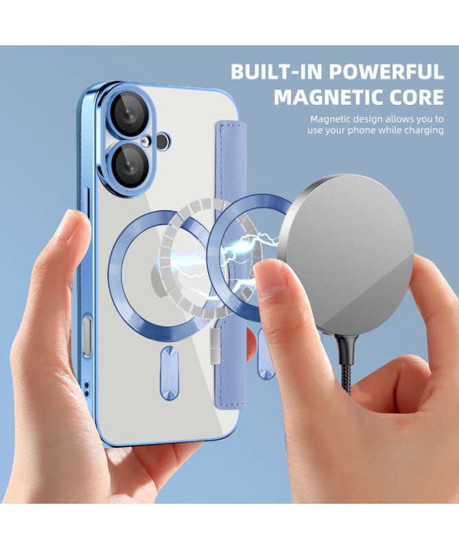 Coque à Rabat pour iPhone 16 Plus Compatible MagSafe