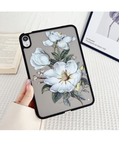 Coque iPad mini (2024/2021) Fleurs Blanches