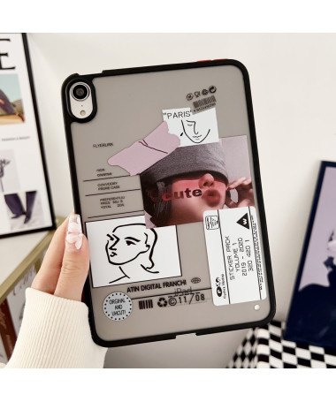 Coque iPad mini (2024/2021) Collage Artistique