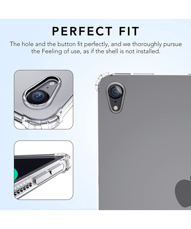 Coque iPad Mini (2024/2021) Transparente et Verre Trempé