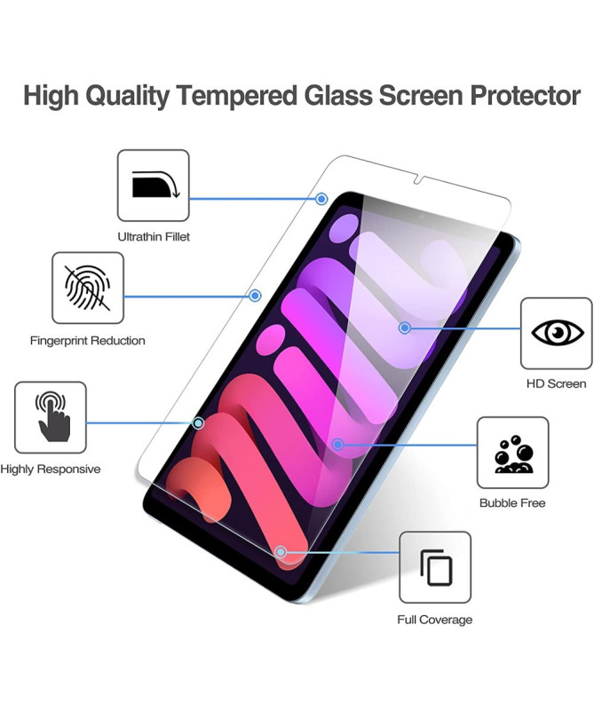 Film protecteur iPad mini (2024/2021) en verre trempé