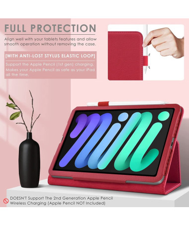 Étui iPad mini (2024)/(2021) Style Folio Pliable