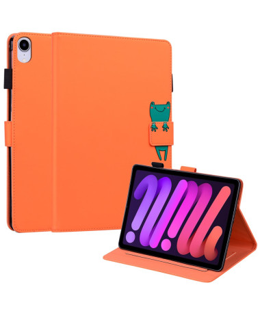 Housse iPad mini (2024/2021) Orange Grenouille