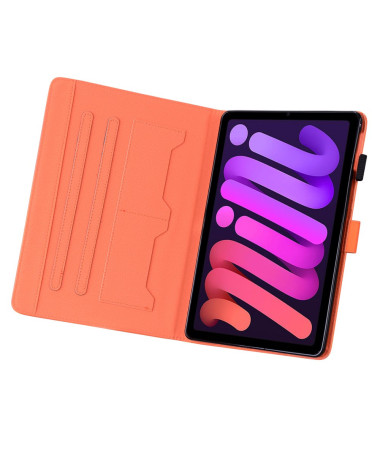 Housse iPad mini (2024/2021) Orange Grenouille