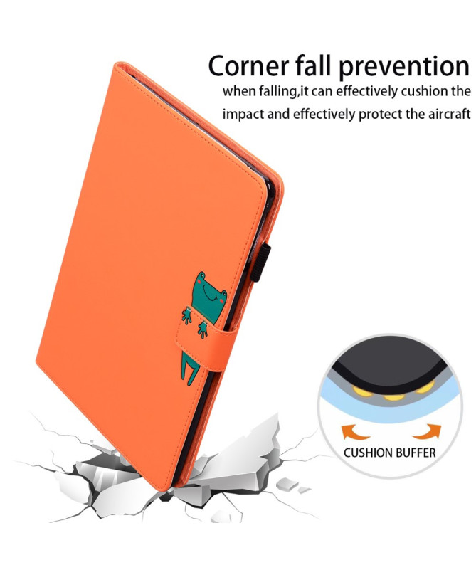 Housse iPad mini (2024/2021) Orange Grenouille