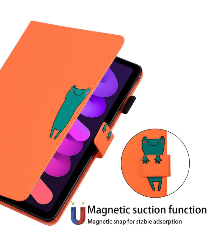 Housse iPad mini (2024/2021) Orange Grenouille