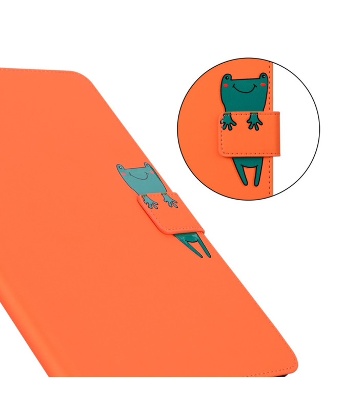 Housse iPad mini (2024/2021) Orange Grenouille