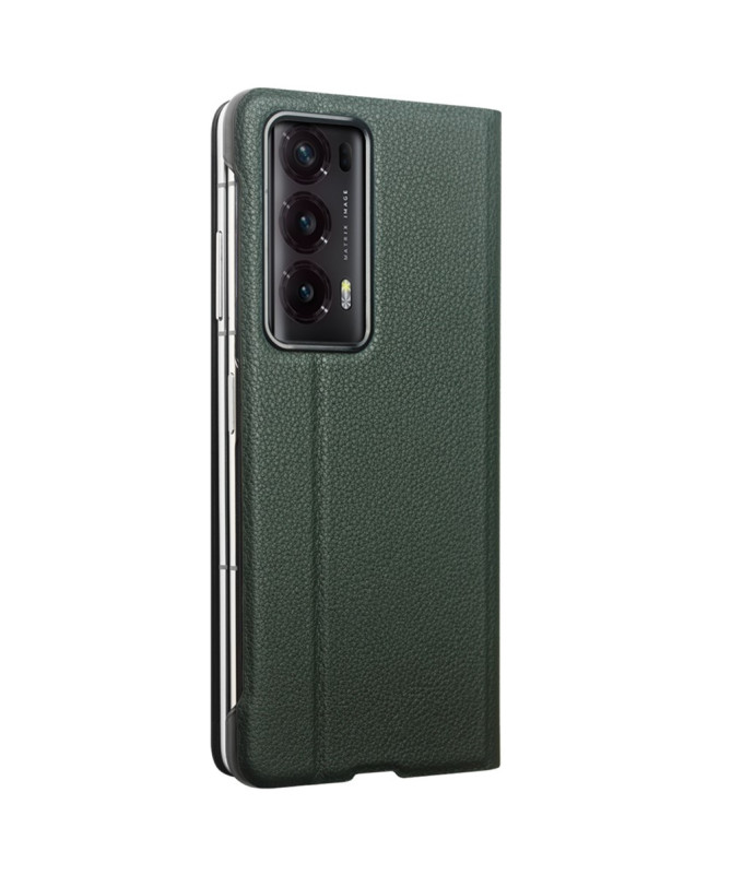 Étui Honor Magic V2 Cuir Véritable avec Fenêtre