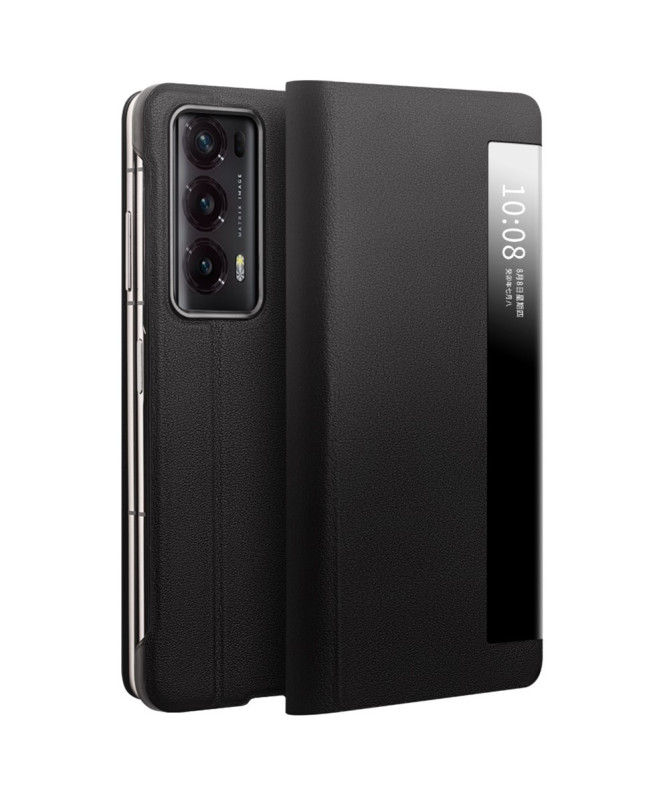 Étui Honor Magic V2 Cuir Véritable avec Fenêtre