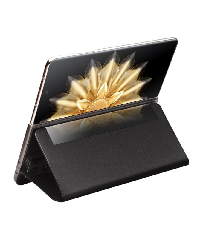 Étui Honor Magic V2 Cuir Véritable avec Fenêtre