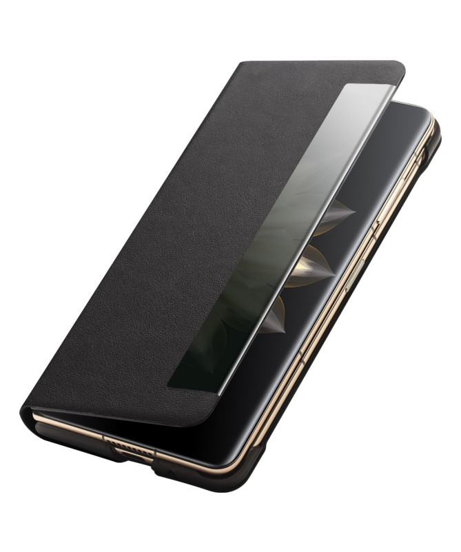 Étui Honor Magic V2 Cuir Véritable avec Fenêtre