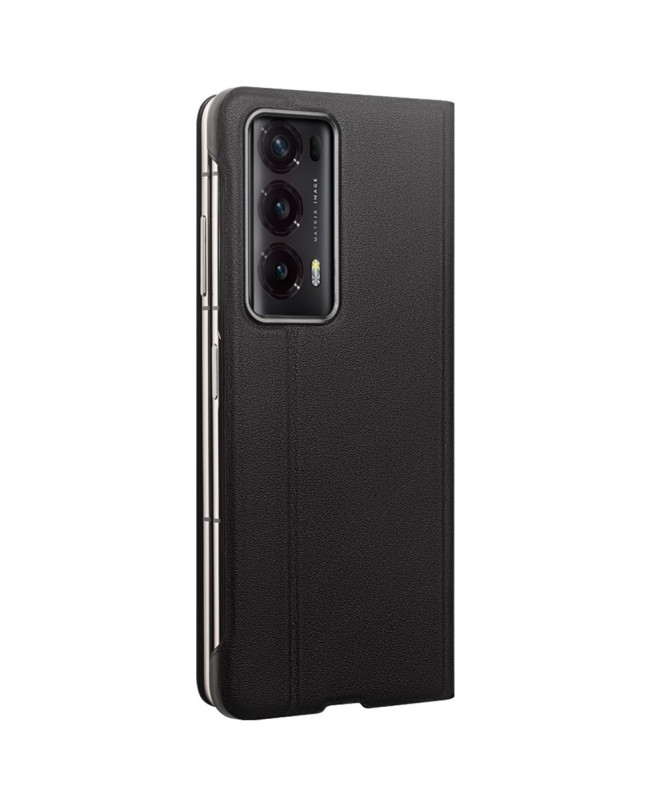 Étui Honor Magic V2 Cuir Véritable avec Fenêtre