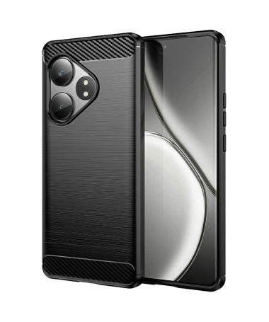 Coque Realme GT 6 5G / GT 6T 5G gel brossé carbone