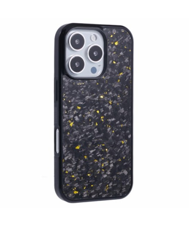 Coque iPhone 16 Pro Max Magnétique - Texture Forgée et Fibre d'Aramide