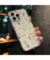 Coque iPhone 16 Pro Max Transparente - Motif Fleurs Pastel