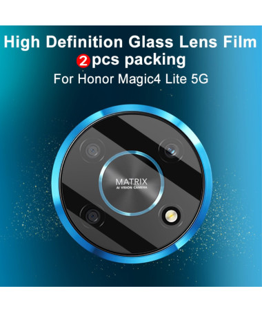 Honor Magic 4 Lite - Verre trempé pour lentille arrière (2 pièces)