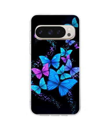 Coque Google Pixel 9 Pro XL papillons lumineux