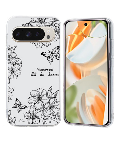 Coque Google Pixel 9 Pro XL artistique "Tomorrow Will Be Better"