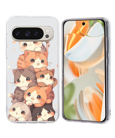 Coque Google Pixel 9 Pro XL chatons mignons