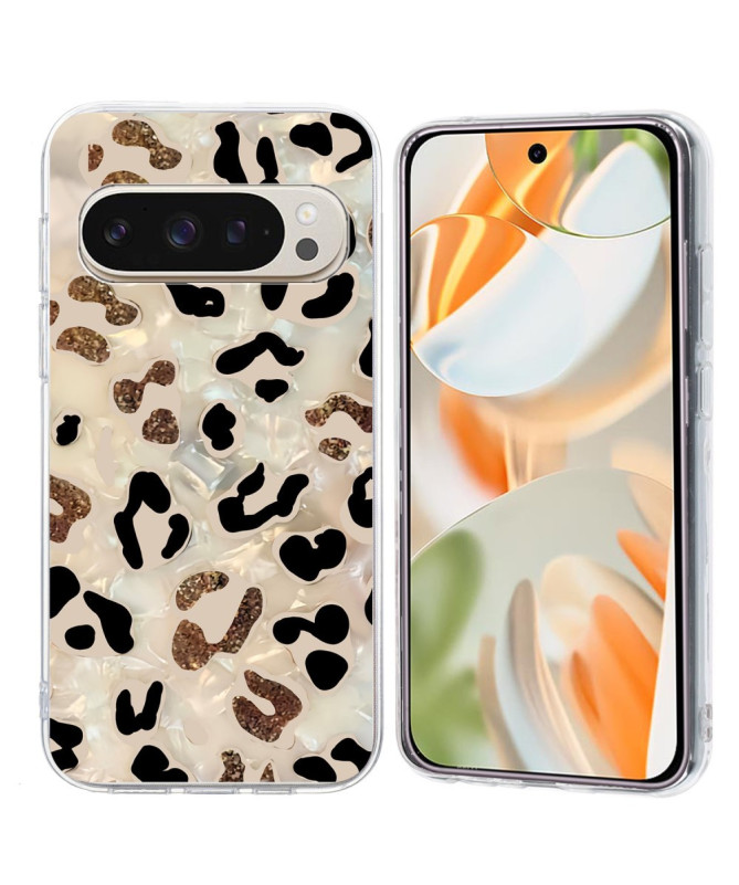 Coque Google Pixel 9 Pro XL léopard stylisée