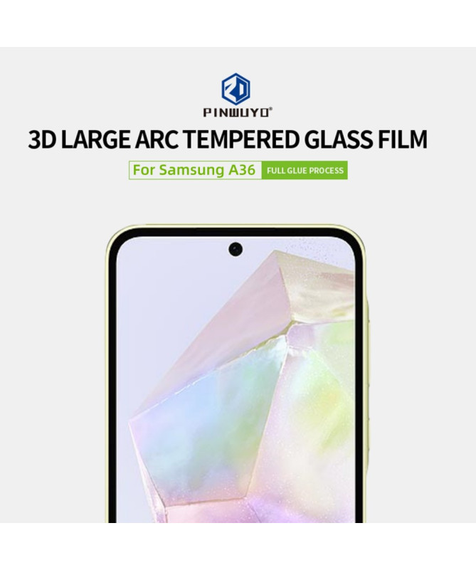 Protection d'écran Samsung Galaxy A36 5G en verre trempé - photo 2